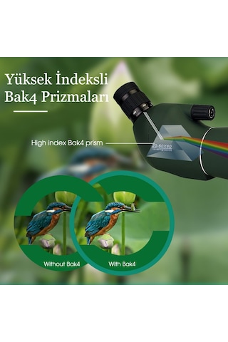 Sv28 75x Zoom Svbony Teleskop Monoküler Fmc Bak4 Su Geçirmez Doğa Kuş Gözlem Dürbün Teleskop