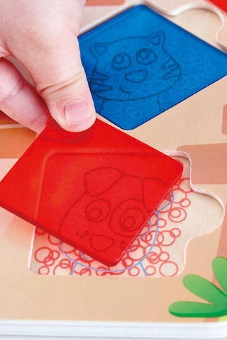 Sihirli Hayvanlar Geometrik Yapboz /