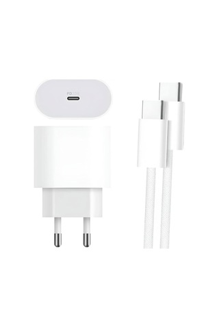 Yüksek Güçlü 35w Type-c Hızlı Şarj Adaptör Seti -
