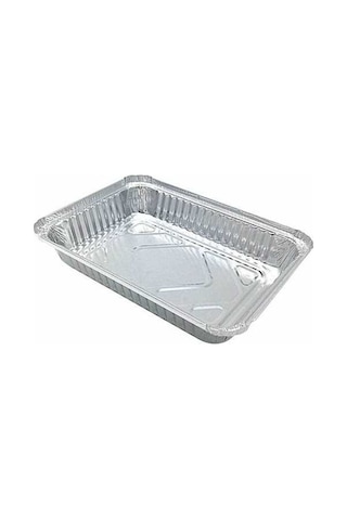 Tongxida 50 Adet Tek Kullanımlık Alüminyum Folyo Kutu - Izgara, Fırın, Balık Pişirme İçin 22x16x5.6cm Çok Renkli Çok Renkli