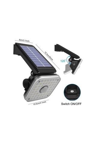 Lf-1750b 48 Smd Ledli 3 Modlu Sensörlü Solar Duvar Lambası Belirtilmemis