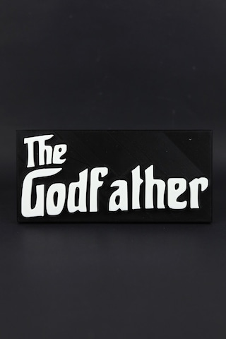 The Godfather - 3 Boyutlu Tabela - 19cm X 9cm X 1.5cm