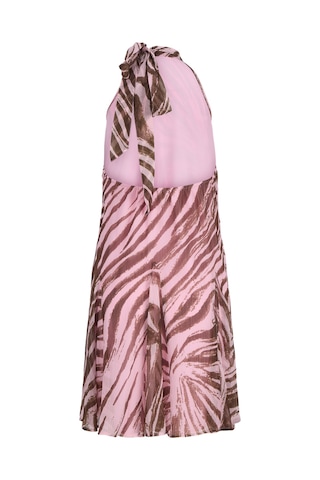 Jack & Jones Kadin Halter Yaka Mini Elbise - Emilia - 12295704 Prism Pink