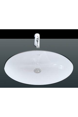 Creavit Tp205 Tezgah Altı Oval Lavabo 40 x 52 CM Beyaz