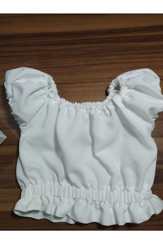 Moms and Babies Kız Bebek Büstiyerli Şort Takım Pembe Beyaz