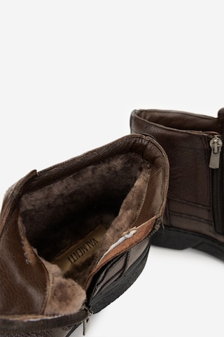 Valmenti Erkek Hakiki Deri Kahverengi Casual Bot 01 2076 Erk Bot Sk24-25 Kahve Kahverengi