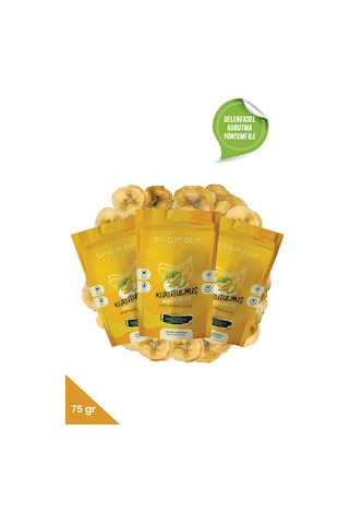 Anamour Natural Muz Kurusu 3 x 25 G