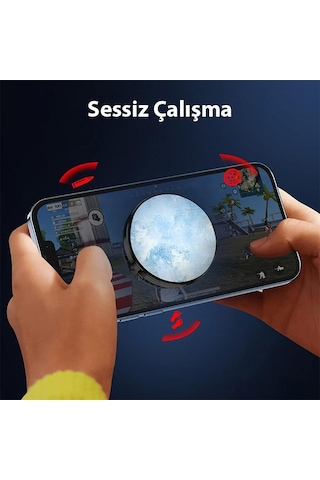 Polham Süper Hızlı Nano Soğutuculu Manyetik Mıknatıslı Telefon Soğutucu Fan, Rgb Işıklı Universal