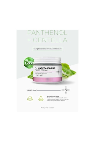 Lebelage Panthenol Ve Centella Ile Onarıcı Ve Yatıştırıcı Krem Dr Madecassoside Cure Cream