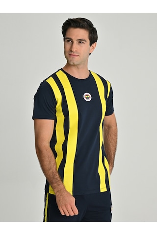 Fenerium Erkek Trıbun Çubuk Detaylı Tshırt Fb Laci Yeni
