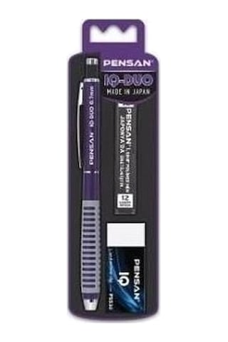 Pensan Iq-duo 0,7 Mm Silgili Mor Versatil Kalem Seti