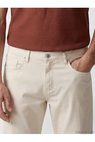 Lcwaıkıkı Classic Bej Regular Fit Gabardin Erkek Chino Pantolon