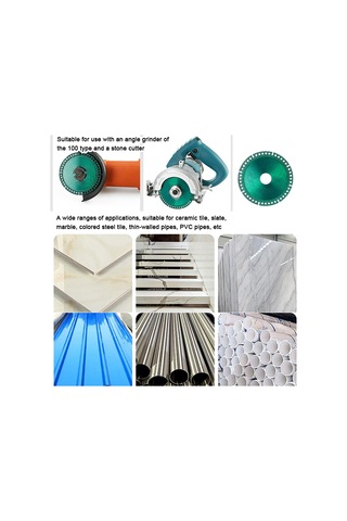 Shineyee Elmas Kaplı Çok Amaçlı Kesme Diski - 100mm Çap, 20mm İç Delik, Hızlı Ve Hassas Kesim İçin