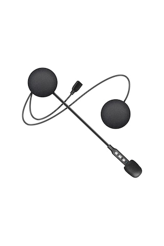 Vkemall Mh06 Motosiklet Bluetooth Kulaklık Kask Kulaklığı Bluetooth 5.0 Kablosuz Kulaklık Siyah Motosiklet İnterkom Kulaklığı