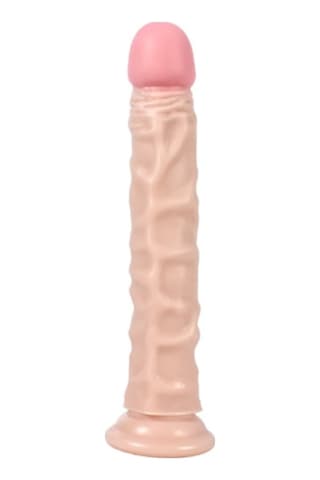Hızlı Express Spartacus 24 Cm Dev Uzun Realistik Penis Vantuzlu Testissiz Dildo