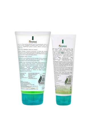 Himalaya Neem Özlü Arındırıcı Yüz Temizleme Jeli 150 ML + Peeling Etkili Arındırıcı Maske 75 ML