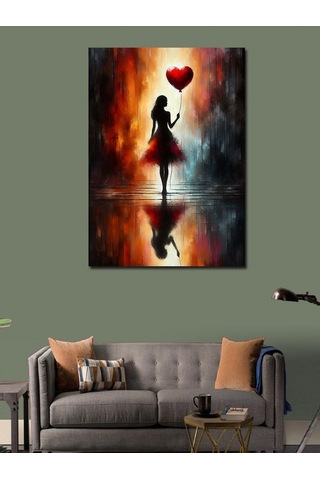 Kanvas Tablo Aşk Ve Gölge 50cmx70cm