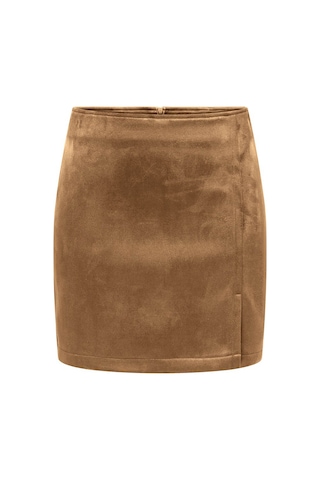 Only Onlcarolına Faux Suede Skırt Cc Otw Kahverengi Kadın Etek 15373315