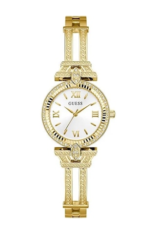 Guess Gugw0864l2 Altın Kaplama Taşlı Kadın Kol Saati Altın