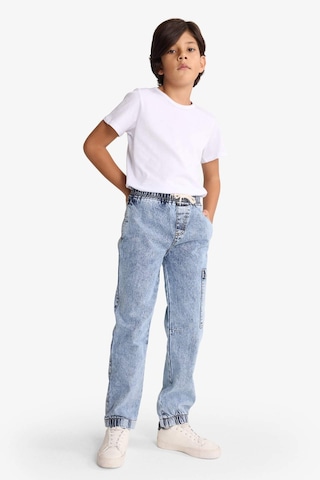 Defacto Erkek Çocuk Jogger Fit Beli Lastikli Jean Pantolon G2775a825aunm39 Mavi
