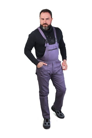 Eser - Gabardin Bahçivan Tulum - Iş Tulumu - Gri