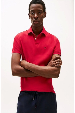 Tommy Hilfiger Core 1985 Regular Polo Kırmızı