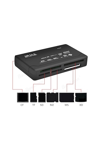 Usb 2.0 Kart Okuyucu Tf Cf Sd Mini Sd Sdhc Mmc Ms Xd Card Reader
