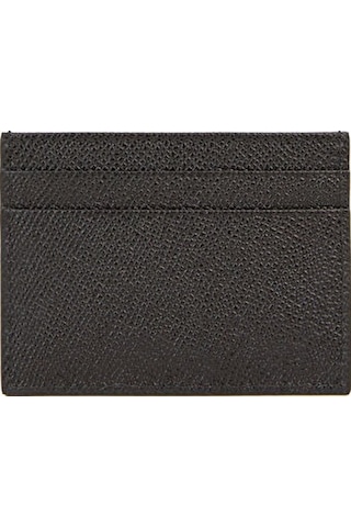 Dolce & Gabbana Gold Logo Card Holder Siyah