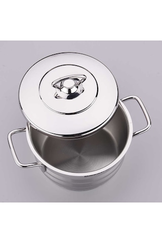 Korkmaz A1895 Astra Çelik Tencere - İndüksiyon Tabanlı Tencere