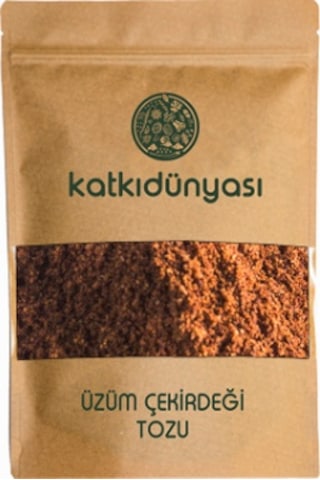 Katkı Dünyası Üzüm Çekirdeği Tozu 1 KG