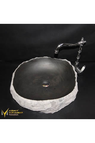 Bazalt Şekilsiz Tasarım Lavabo