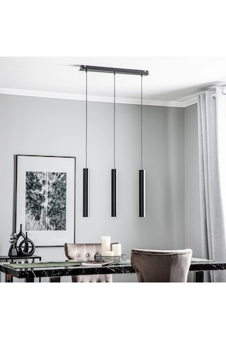 Archio Üçlü Ledli Sıralı Sarkıt Avize Çok Renkli