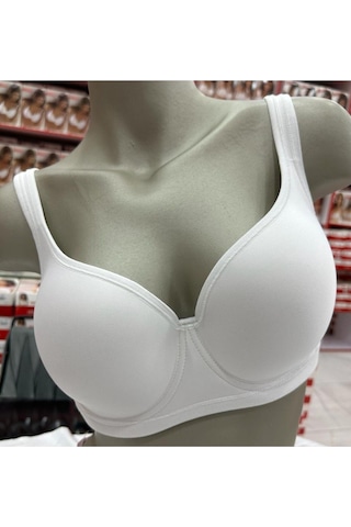 Le Jardin Yeni Ürün 9720 Amanda Toparlayıcı Ultra Soft Büyük Beden Sütyen Beyaz