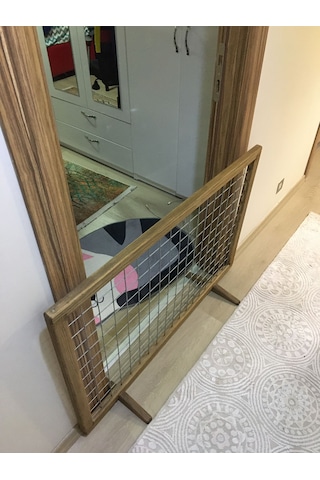 Naturbird Ahşap Metal Kapı Önü Bariyer Separatör 100 x 63 CM