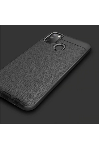 Samsung Uyumlu Galaxy M21 Kilif Deri Tarzi Niss Silikon Case 401547365