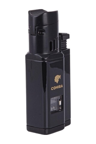 Cohiba Ccm0436sy 3 Jet Torch Puro Çakmağı Siyah