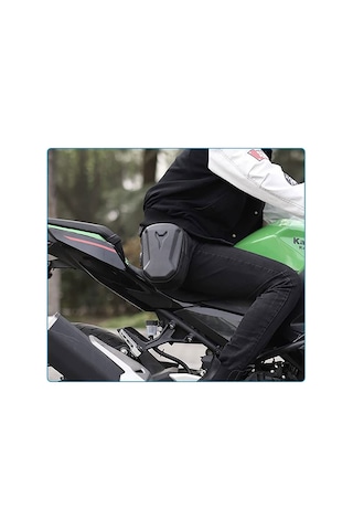 Lederax Motosiklet Bisiklet Scooter Bacak Çantası Bel Çantası Ld617 Siyah