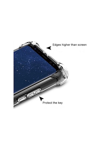 Galaxy J6 Kılıf Zore Nitro Anti Shock Silikon Renksiz