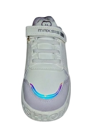 Kız Çocuk Için Esnek Tabanlı Konforlu Yürüyüş Ve Günlük Kullanıma Uygun Sneaker Ayakkabı Beyaz-lila