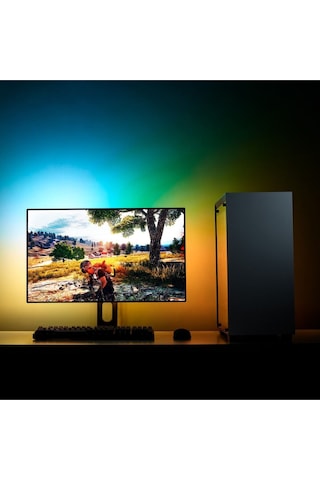 8875 Sese Duyarlı Led Ambiyans Tv Arkası & Dekoratif Aydınlatma / Usb Tak Çalıştır / Uzaktan Kumanda Diğer