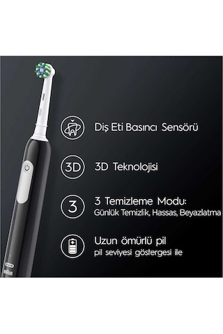 Oral-B Pro Series 1 3D Cleaning Şarjlı Diş Fırçası Siyah