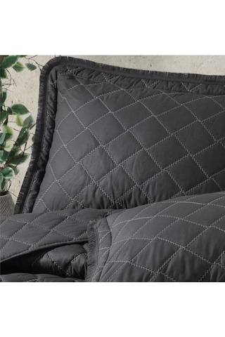 Clasy Çift Kişilik Yatak Örtüsü Tafana Antrasit
