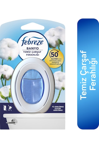 Febreze Hava Ferahlatıcı Banyo Kokusu Temiz Çarşaf Ferahlığı 7.5 ML