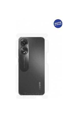 Oppo A78 4g Mat Arka Ve Yan Koruyucu Tpu Film