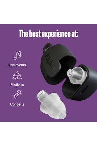 Partyplug Pro Kulak Tıkacı, 21 Db Hi-fi Koruma Şeffaf Renk