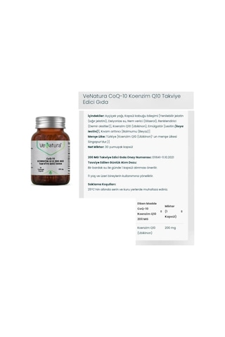 Koenzim Q10 200 Mg 30 Yumuşak Kapsül + Selenyum 90 Tablet Seti