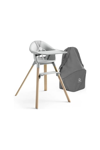 Stokke Clikk Mama Sandalyesi, 3 Kademeli Ayar, 5 Nokta Emniyet Kemeri, Tepsi Ve Ayak Desteği Dahil