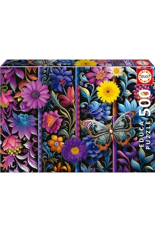 Educa 500 Parça Badda Çiçeğinin Açışı Puzzle - 19909 - Badda Bloom