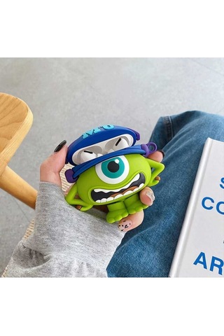 Iphone Pro/pro2 Nesil Uyumlu Koruyucu Bluetooth Kulaklık Kılıfı Mu Figürlü Mu Airpods Pro/pro2 Nesil