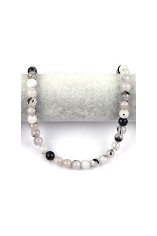 Rutil Kuvars Doğal Taş Dizi 10 Mm Küre Kesim Turkuaz